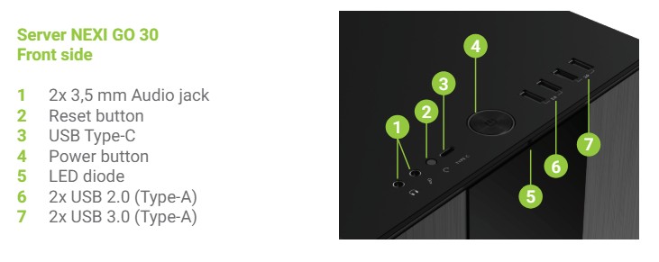 Serwer do Pracowni Terminalowej AI Ultra Silence NEXI GO 30 Performance 9 Serwer do Pracowni Terminalowej AI Ultra Silence NEXI GO 30 Performance -